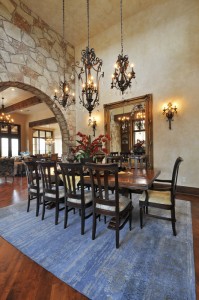 Vaxcel Chandeliers in Dining Room